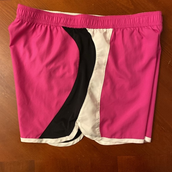 Adidas Women’s Color Block Marathon Running Shorts Pink Medium 3” - Picture 3 of 7